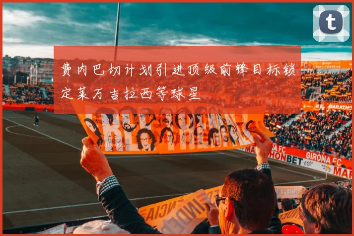 费内巴切计划引进顶级前锋目标锁定莱万吉拉西等球星
